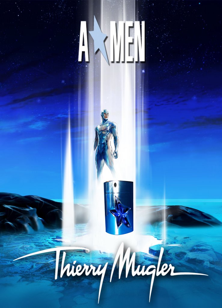 A Men Rubber Flask by Thierry Mugler for men ADVFRAGRANCE Arome