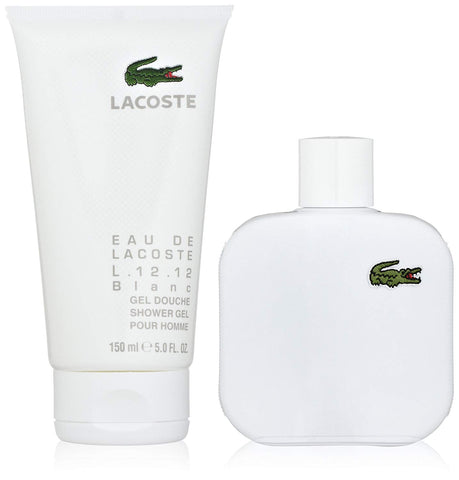 Eau de Lacoste L.12.12 Blanc - Pure by Lacoste for men Gift Set
